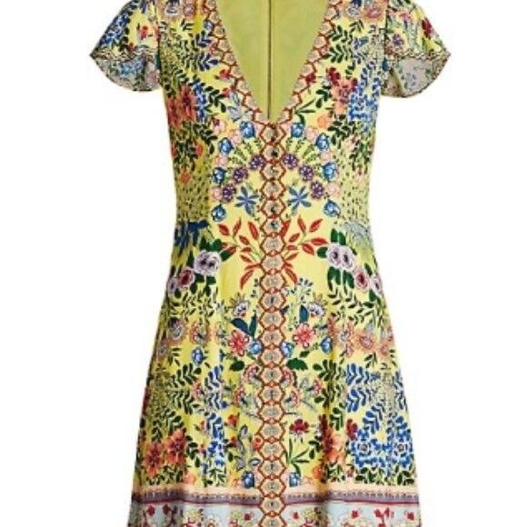 Alice + Olivia Hadley Floral Mini Dress – Size 2 – NWOT - Picture 9 of 11